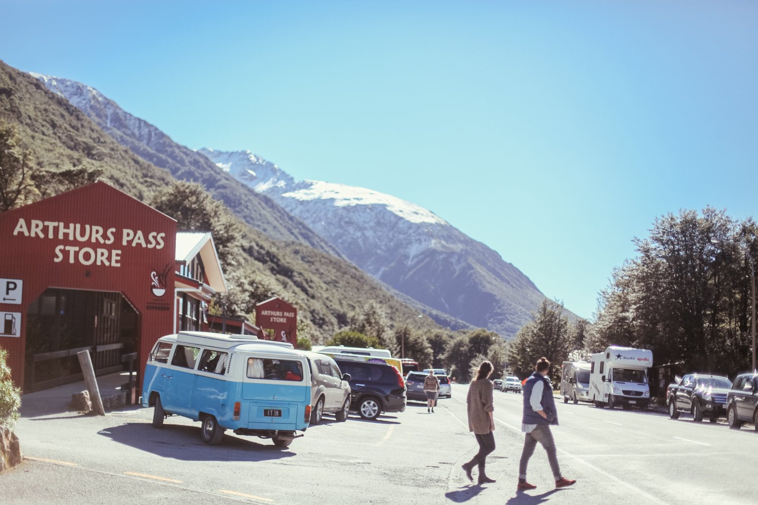 Arthur's Pass alpine road